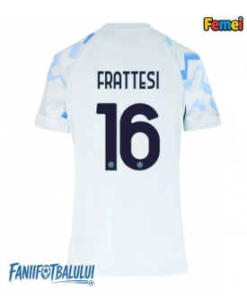 Inter Milan Davide Frattesi #16 Tricou Fotbal Replică 2025-26 Femei Deplasare